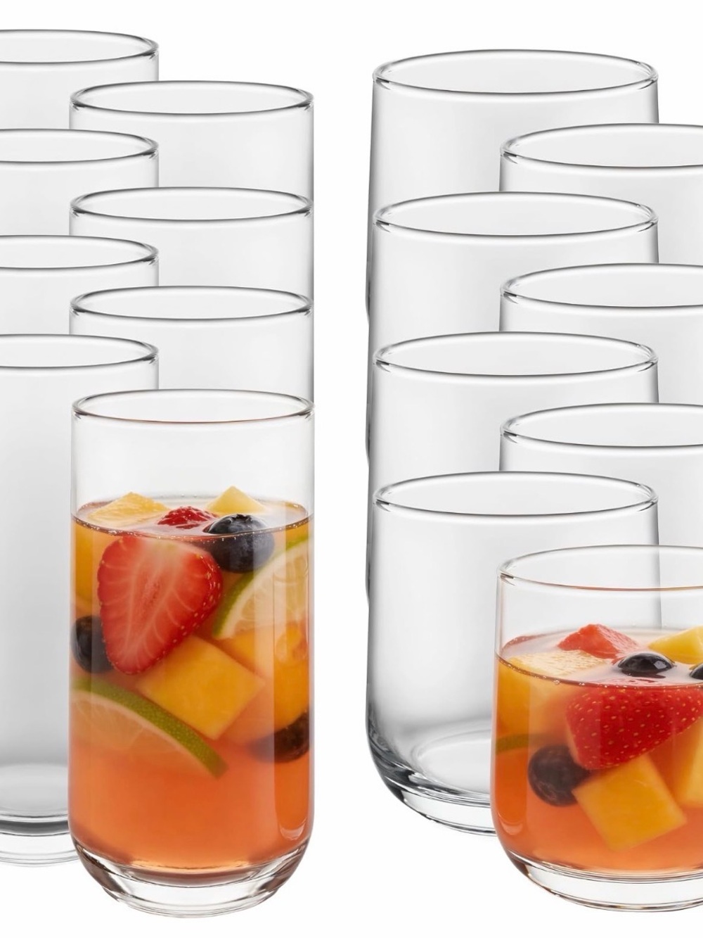 Libbey Clear Glass Tumbler Set - Transparent